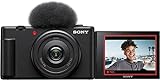 Sony Vlog Kamera ZV-1F | Digitalkamera (Klapp- und drehbares Display, 4K Video, Slow- Motion, Vlog...
