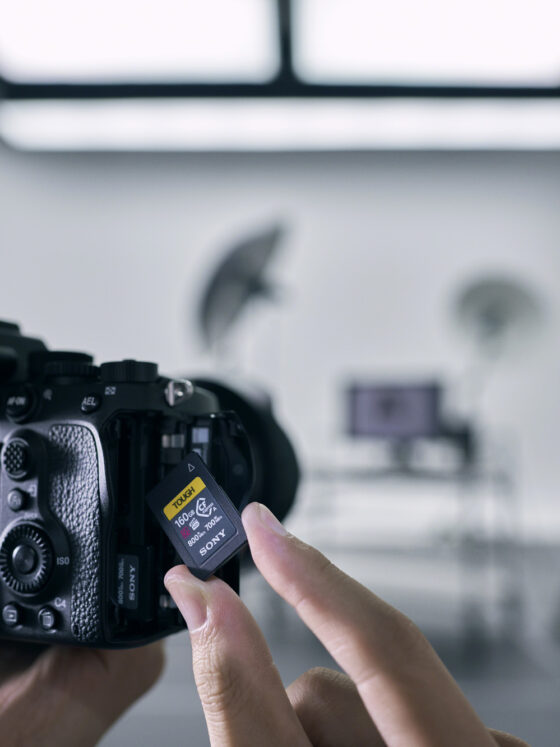 Sony Alpha 7S III mit CFexpress Typ A speicherkarte