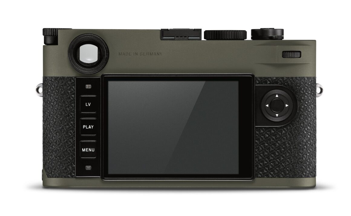 Display und Bedienelemente auf der Rückseite der Leica M10 P "Reporter"