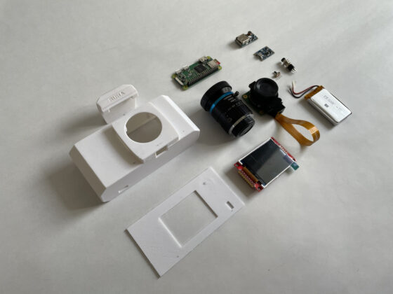 Die einzelnen Komponenten der RUHAcam DIY-Kamera