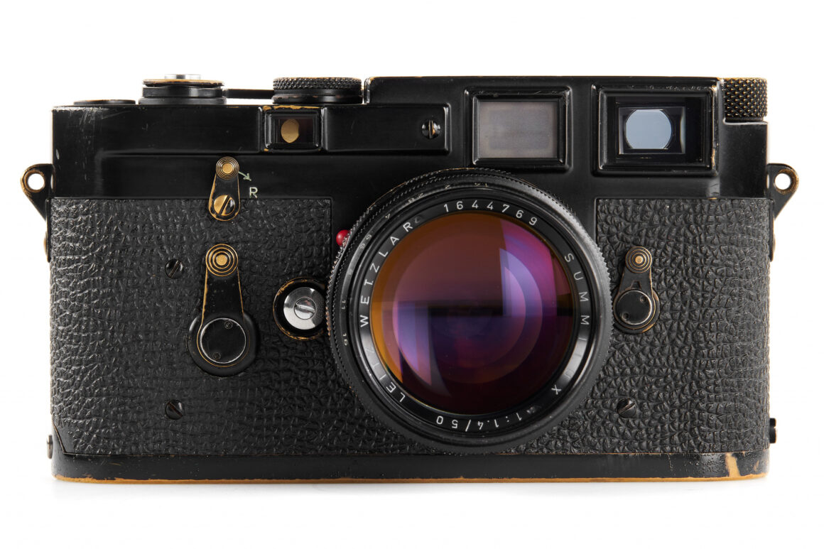 Leica M3 black paint (SN: 959491) mit Summilux 1.4/50mm no.1644769