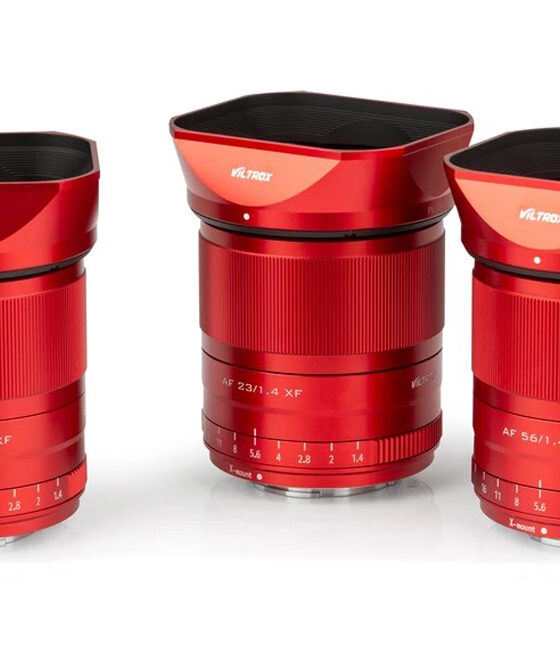 Das Viltrox AF 23mm, 33mm und 56mm f/1.4 XF in der limitierten Red Edition