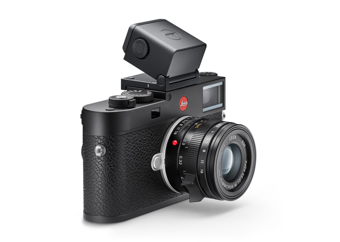 Optional zum Messsucher der Leica M11 ist ein Visoflex 2 OLED-Sucher zum aufstecken erhältlich