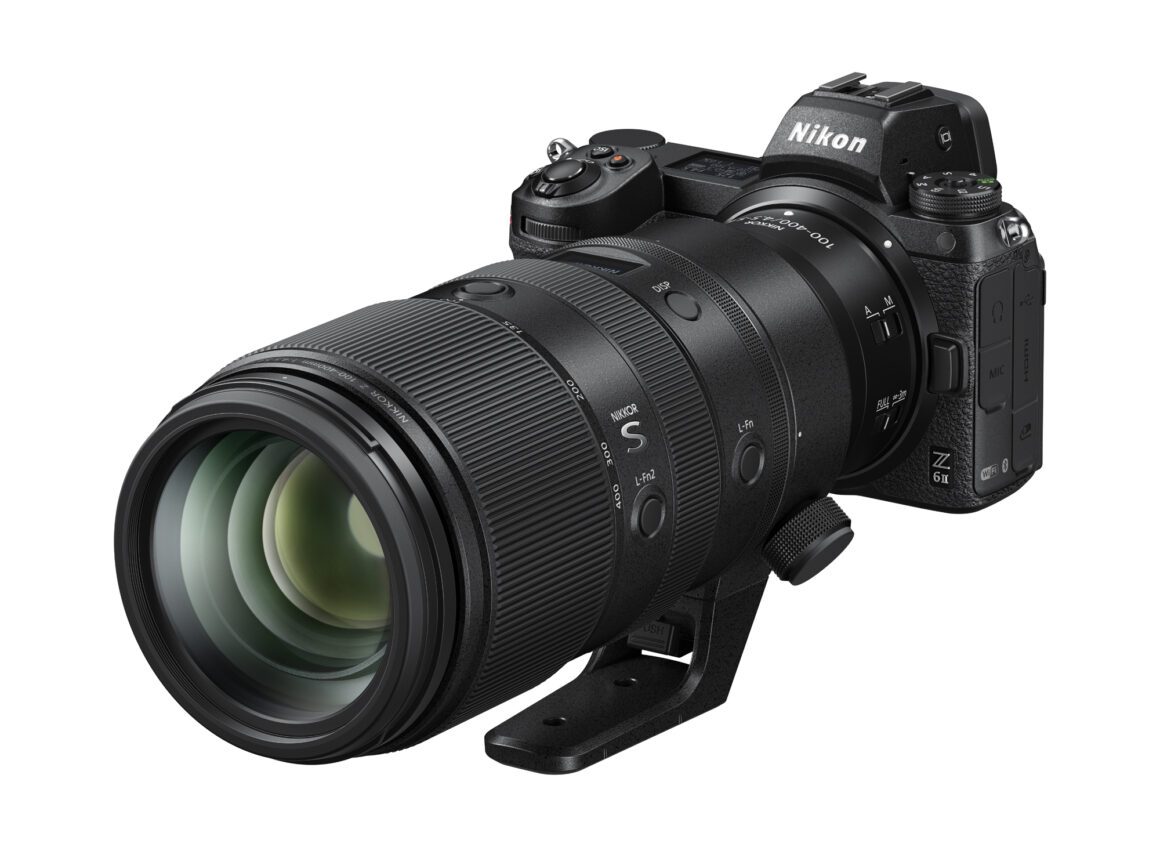 Das Nikkor Z 100-400mm f/4.5-5.6 VR S an einer Nikon Z6 II