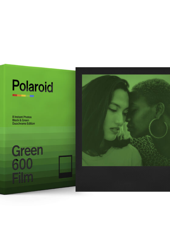 Polaroid Black & Green 600 Film Duochrome Edition