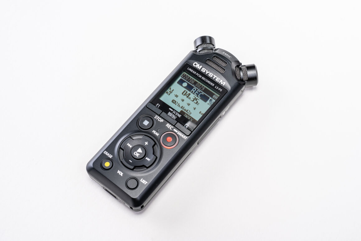 Der OM System LS-P5 bietet eine intuitive Bedienung auch für Neulinge im Audio Recording