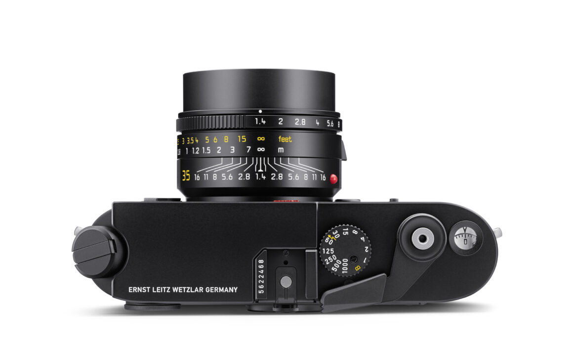 Oberseite der Leica M6 mit einem Summilux-M 35mm f/1.4 ASPH. Objektiv